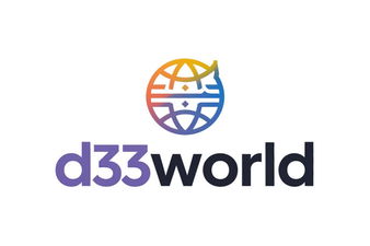 D33.world - Creative brandable domain for sale