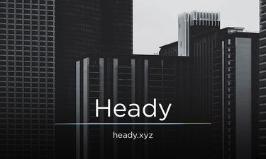 Heady.xyz - Creative brandable domain for sale