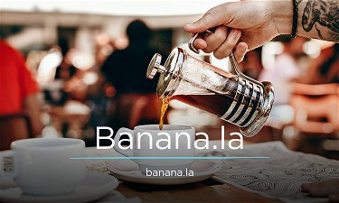 Banana.la - Creative brandable domain for sale