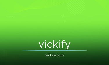 Vickify.com - Creative brandable domain for sale