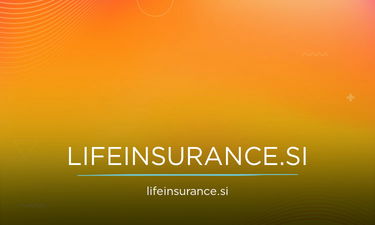 LifeInsurance.si - Creative brandable domain for sale