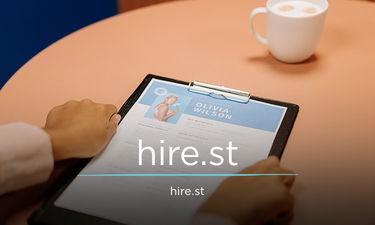 Hire.st - Creative brandable domain for sale