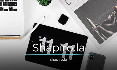 Shapiro.la - Creative brandable domain for sale
