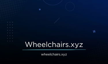 Wheelchairs.xyz - Creative brandable domain for sale