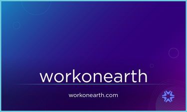 WorkOnEarth.com - Creative brandable domain for sale