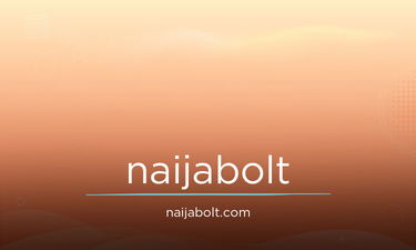 NaijaBolt.com - Creative brandable domain for sale