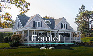 Femlet.com - Creative brandable domain for sale
