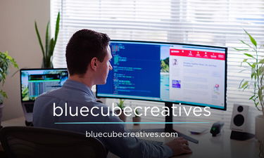 BlueCubeCreatives.com - Creative brandable domain for sale
