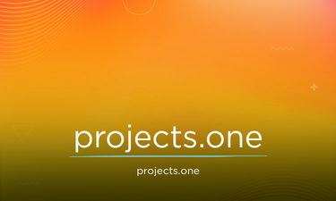 Projects.one - Creative brandable domain for sale