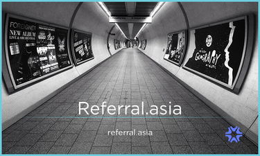 Referral.asia - Creative brandable domain for sale