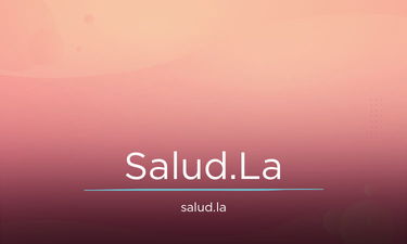 Salud.la - Creative brandable domain for sale