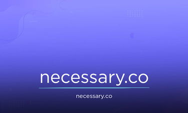 Necessary.co - Creative brandable domain for sale