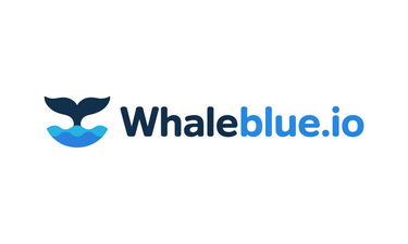 WhaleBlue.io - Creative brandable domain for sale