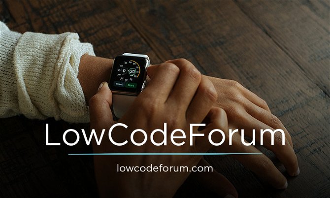 LowCodeForum.com