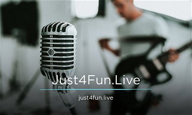 Just4Fun.Live - Creative brandable domain for sale