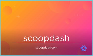 ScoopDash.com - Creative brandable domain for sale