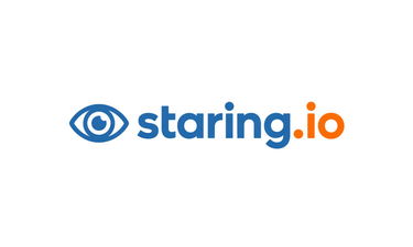 Staring.io - Creative brandable domain for sale