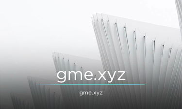GME.xyz - Creative brandable domain for sale