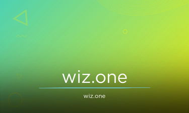 Wiz.one - Creative brandable domain for sale
