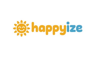 Happyize.com - Creative brandable domain for sale