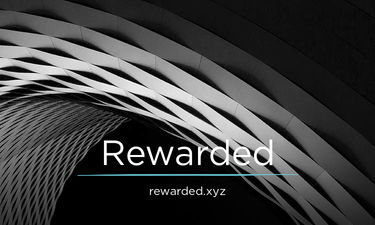 Rewarded.xyz - Creative brandable domain for sale