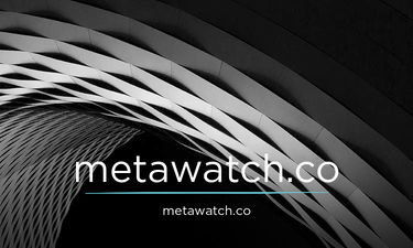 MetaWatch.co - Creative brandable domain for sale