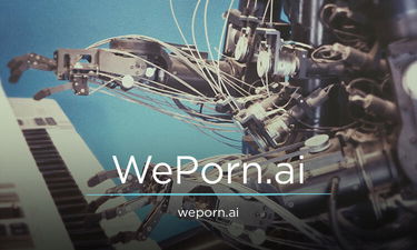 WePorn.ai - Creative brandable domain for sale