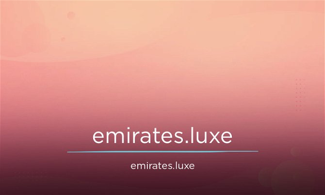 Emirates.luxe