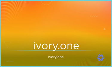 Ivory.one - Creative brandable domain for sale