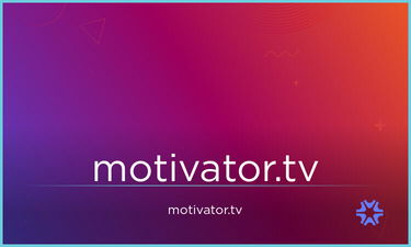 Motivator.tv - Creative brandable domain for sale