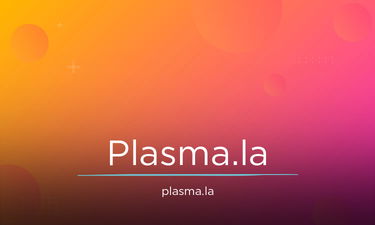 Plasma.la - Creative brandable domain for sale