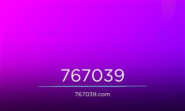 767039.com - Creative brandable domain for sale