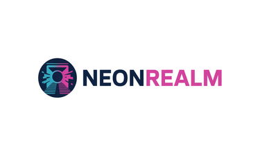 NeonRealm.com - Creative brandable domain for sale