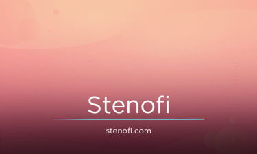 Stenofi.com - Creative brandable domain for sale