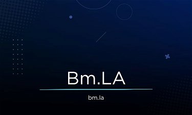 Bm.LA - Creative brandable domain for sale