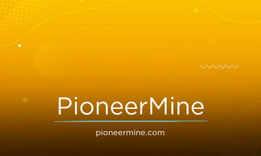 PioneerMine.com - Creative brandable domain for sale