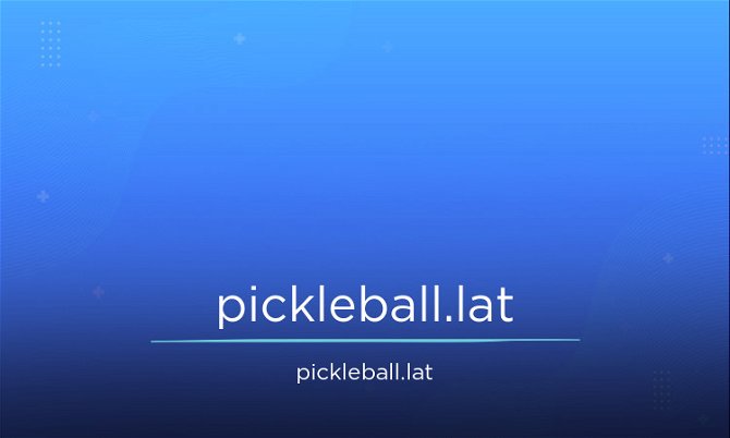 Pickleball.lat