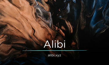 Alibi.xyz - Creative brandable domain for sale