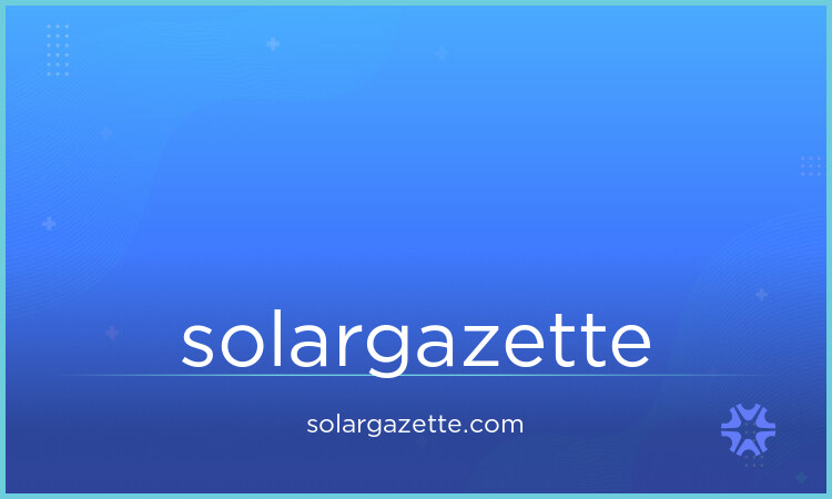 SolarGazette logo