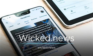 Wicked.News - Creative brandable domain for sale