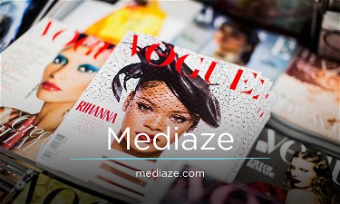 Mediaze.com - Creative brandable domain for sale