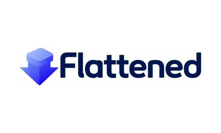 Flattened logo
