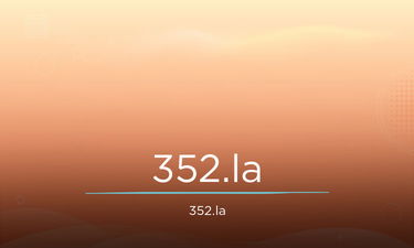 352.la - Creative brandable domain for sale
