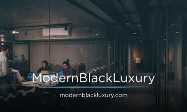 ModernBlackLuxury.com - Creative brandable domain for sale