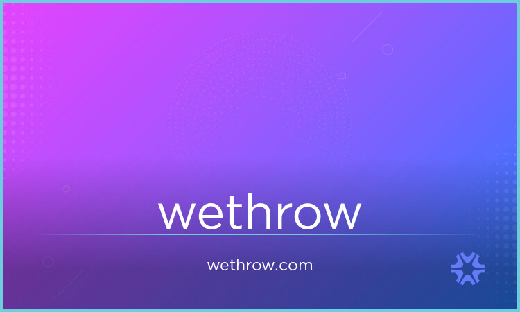 WeThrow logo