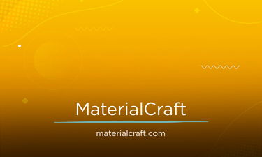 MaterialCraft.com - Creative brandable domain for sale