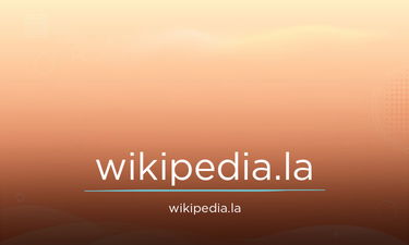 Wikipedia.la - Creative brandable domain for sale