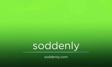 Soddenly.com - Creative brandable domain for sale