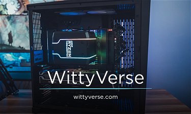 WittyVerse.com - Creative brandable domain for sale