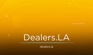 Dealers.LA - Creative brandable domain for sale